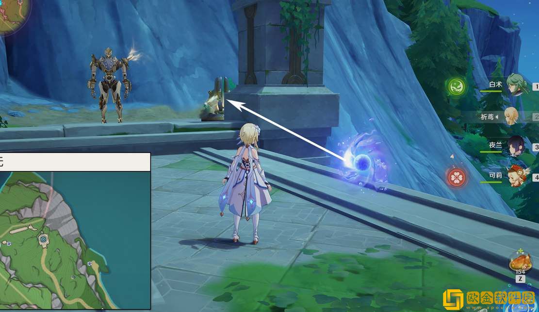 原神7个聚能式机械元件收集攻略