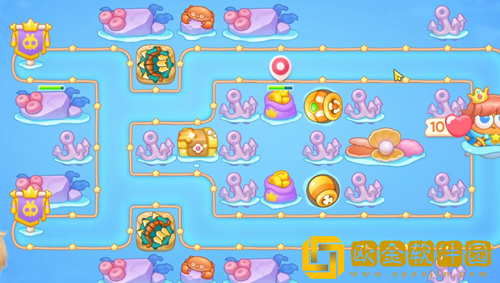 保卫萝卜4海的闺女1关攻略