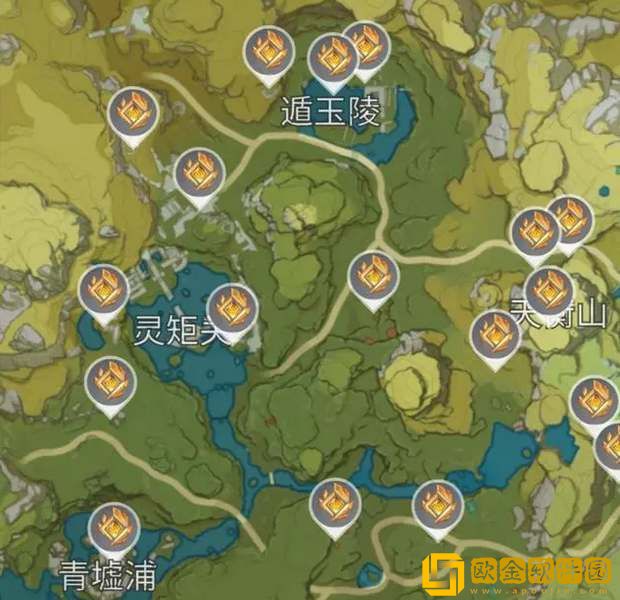 原神璃月岩神瞳分布位置大全