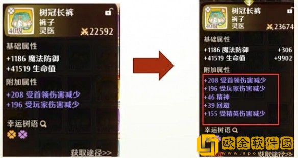 森之国度装备属性继承推荐