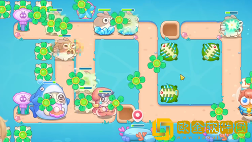 保卫萝卜4海的闺女12关攻略