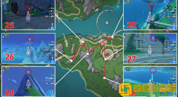 原神科学院区水神瞳位置在哪里