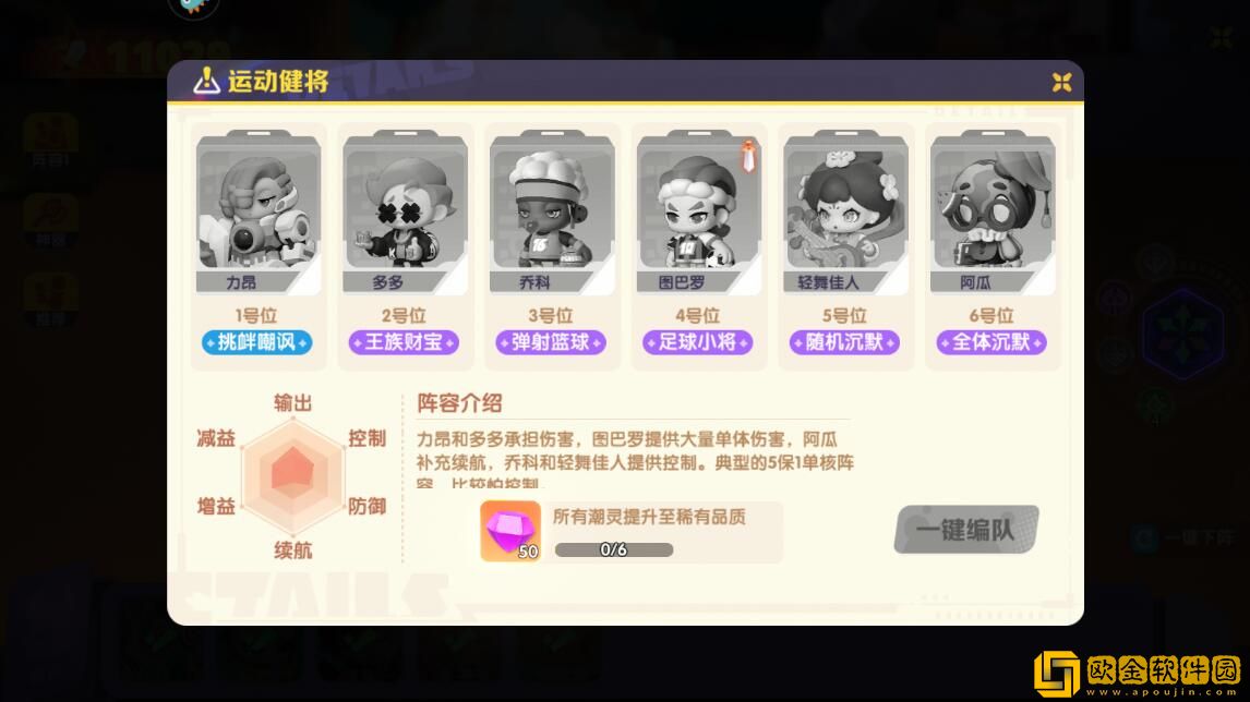 潮灵王国起源阵容怎么搭配