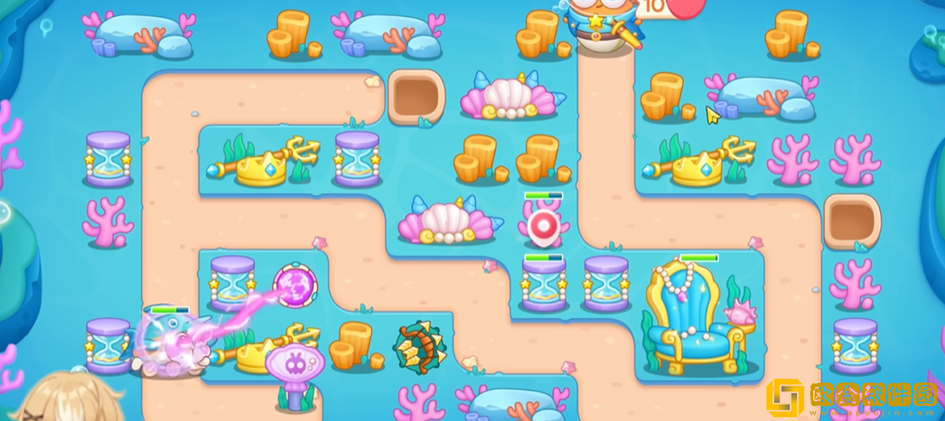 保卫萝卜4海的闺女23关攻略