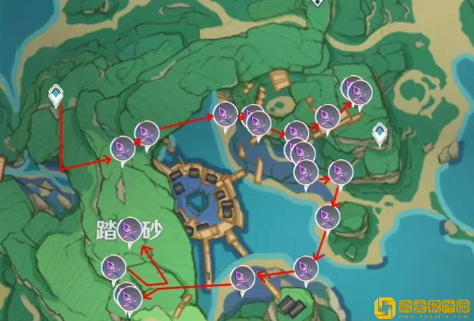 原神鸣草在哪里采集-鸣草收集路线分享