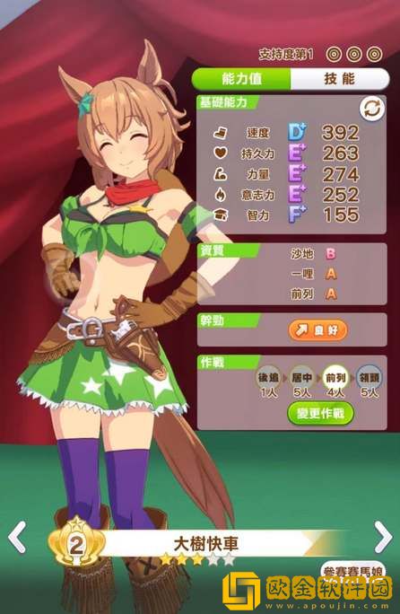 闪耀优俊少女大树快车培育攻略