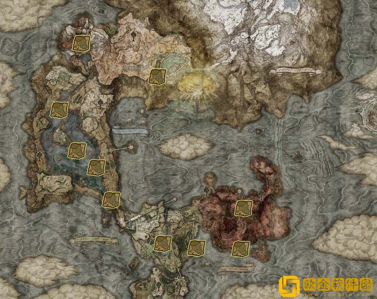 艾尔登法环地图碎片分布-艾尔登法环地图碎片在哪