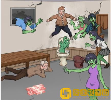 汉字找茬王末日危机帮助爷奶脱离险境怎么过关