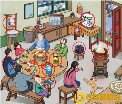 文字玩出花怀旧吃火锅怎么过关