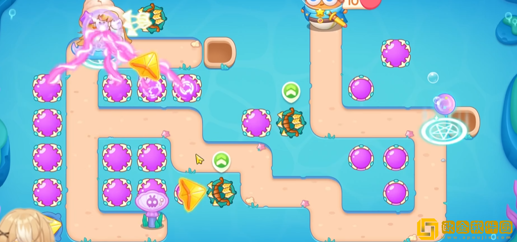 保卫萝卜4海的闺女23关攻略