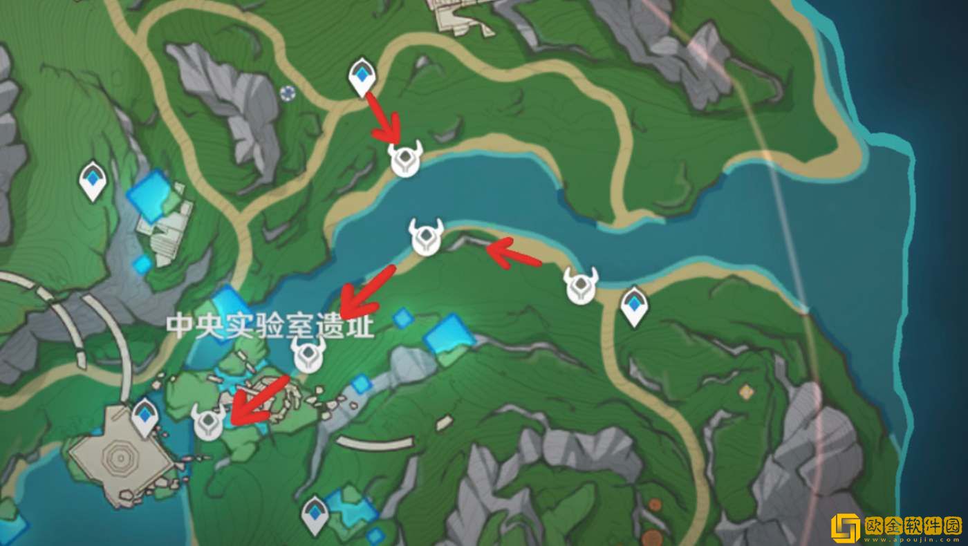 原神原海异种高效刷怪路线一览