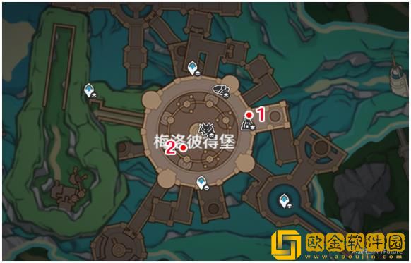 原神梅洛彼得堡宝箱在哪