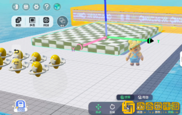 元梦之星地图制作怎么调色