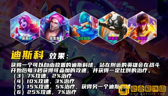 云顶之弈S10迪斯科羁绊效果介绍-云顶之弈S10迪斯科羁绊有什么效果