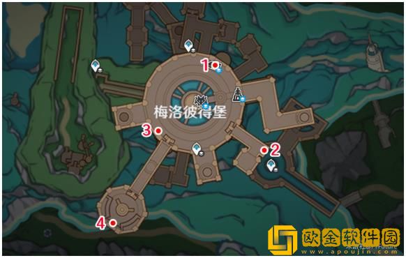 原神梅洛彼得堡宝箱在哪