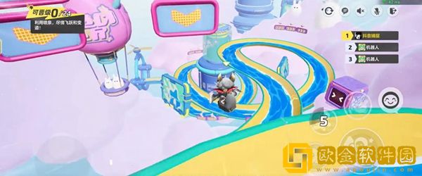 元梦之星飞跃喷泉怎么玩