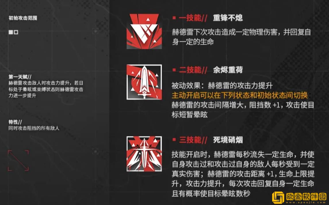 明日方舟赫德雷技能强度测评