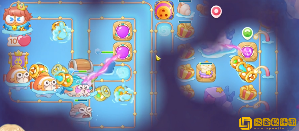 保卫萝卜4海的闺女18关攻略