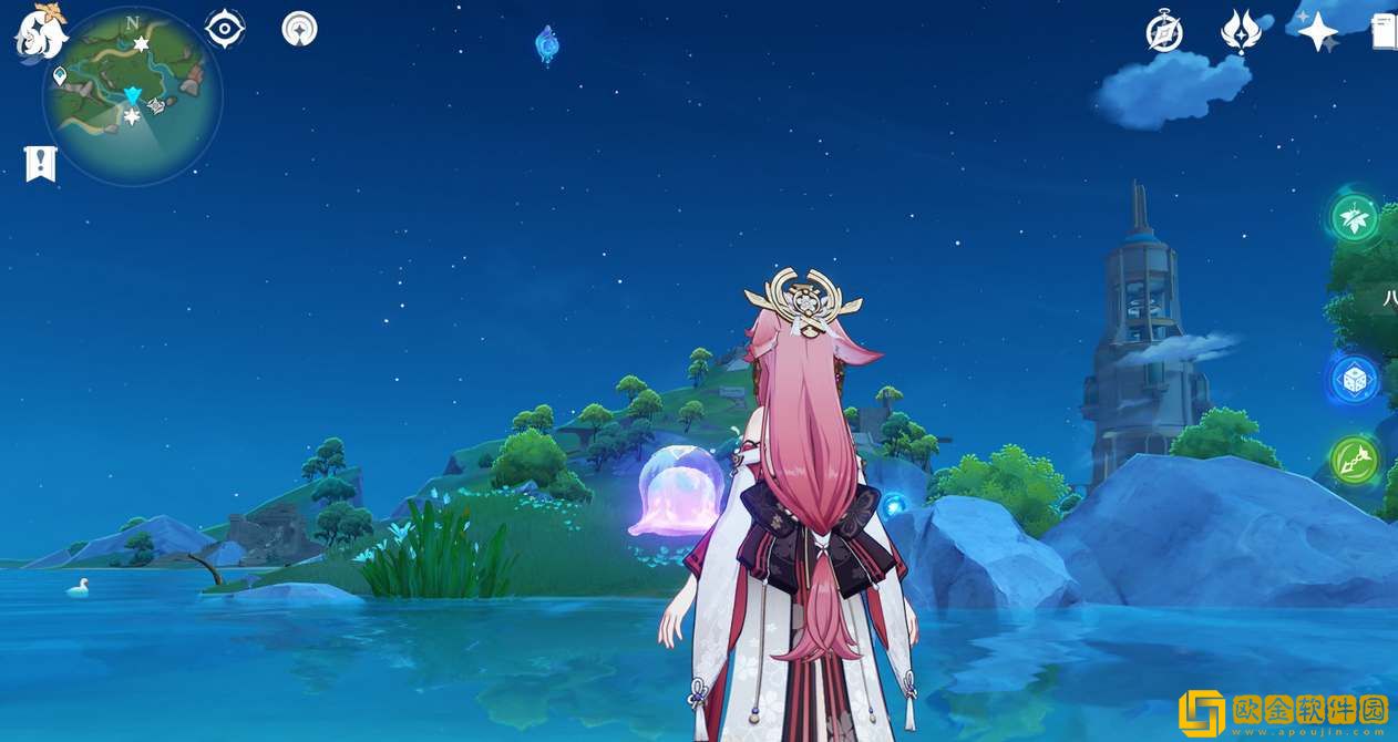 原神伊黎耶林区水神瞳位置一览