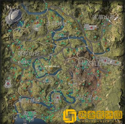 星球重启幽兰花海宝箱分布图