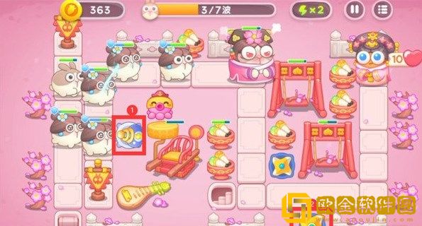 保卫萝卜4秋妃传1关攻略