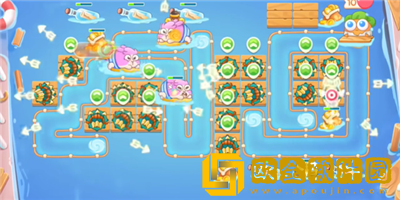 保卫萝卜4暖暖汤泉1关攻略 保卫萝卜4暖暖汤泉1关攻略