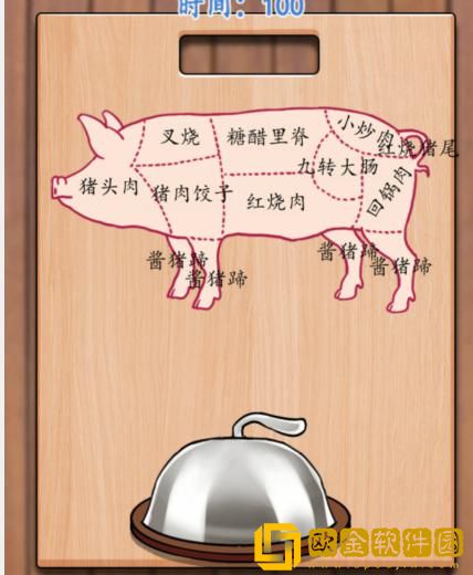 汉字找茬王合成猪猪匹配对应的部位怎么过关