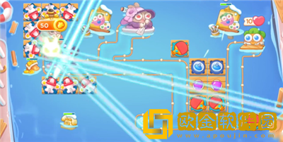 保卫萝卜4暖暖汤泉6关攻略