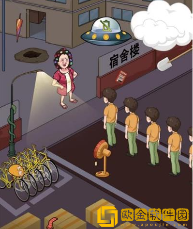 汉字找茬王帮大学生回到寝室怎么过关