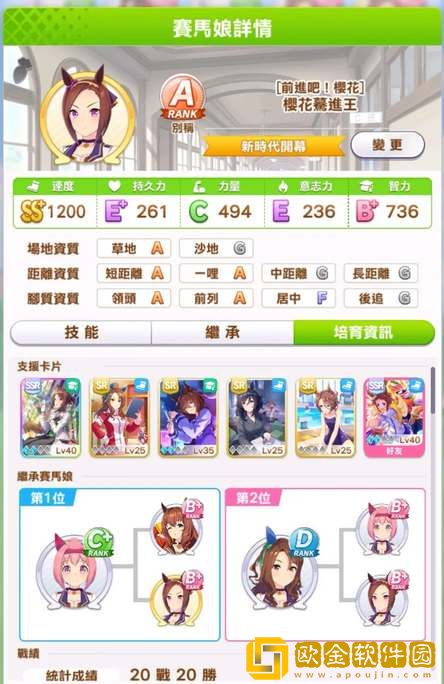 闪耀优俊少女樱花进王培育攻略