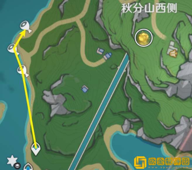 原神久雨莲采集分布位置一览