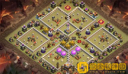 部落冲突11本最强阵型2023