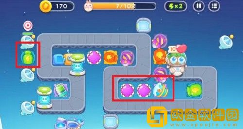 保卫萝卜4太空穿越6关攻略