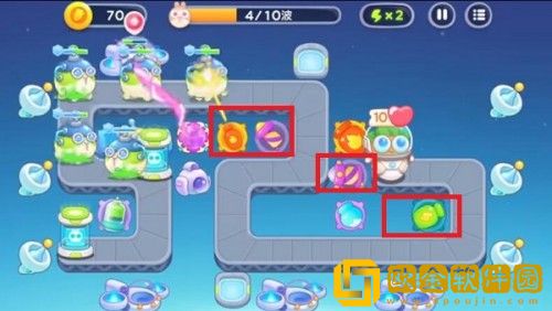 保卫萝卜4太空穿越6关攻略