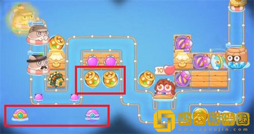 保卫萝卜4阿波尼克号57关攻略