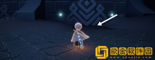 光遇紫色光芒位置