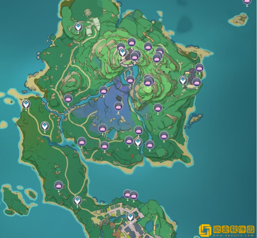 原神绯樱绣球怎么采集