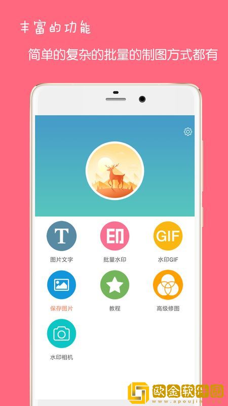 图片水印加字