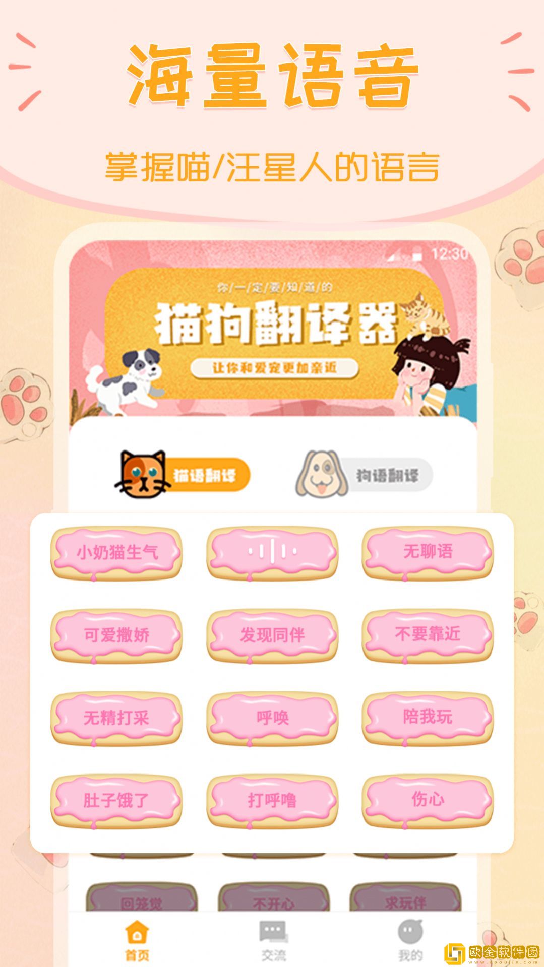 波奇猫语交流器