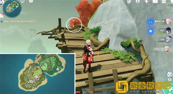 原神世界任务四礁觅宝记如何完成