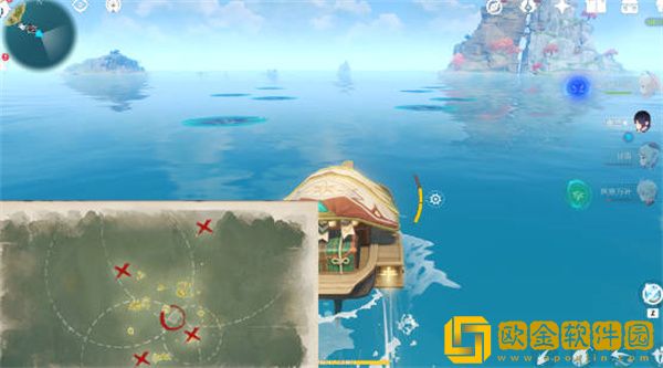 原神世界任务四礁觅宝记如何完成