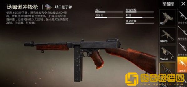 和平精英冲锋枪有什么区别