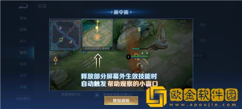 王者荣耀技能画中画是什么意思