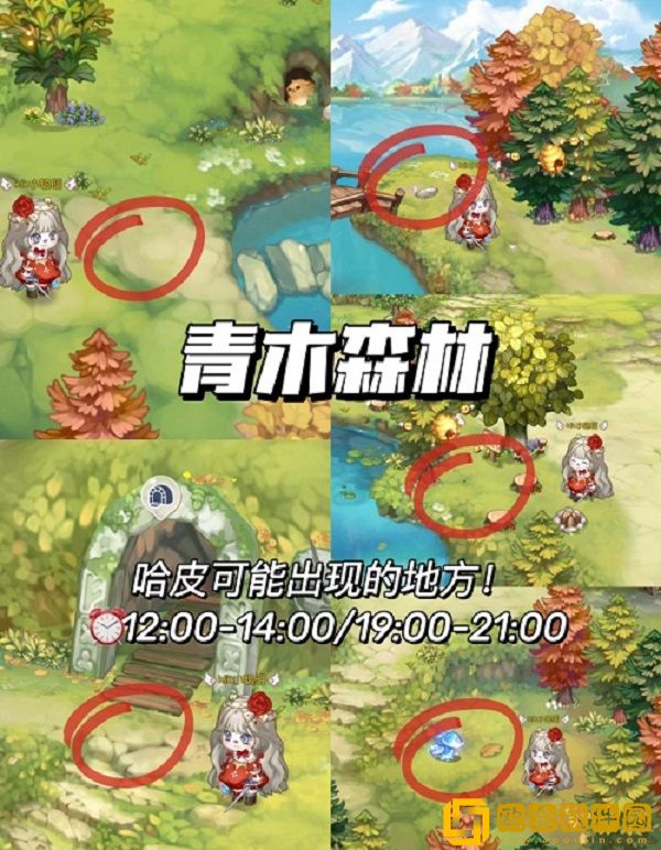 奥比岛手游哈皮位置在哪