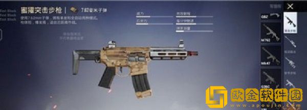 和平精英蜜獾突击步枪怎么样-和平精英蜜獾突击步枪介绍