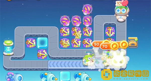 保卫萝卜4太空穿越11关如何通关