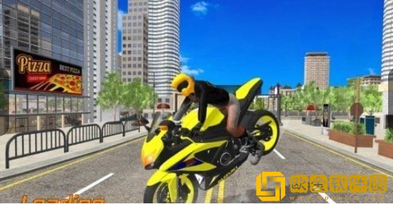 沉浸摩托车比赛