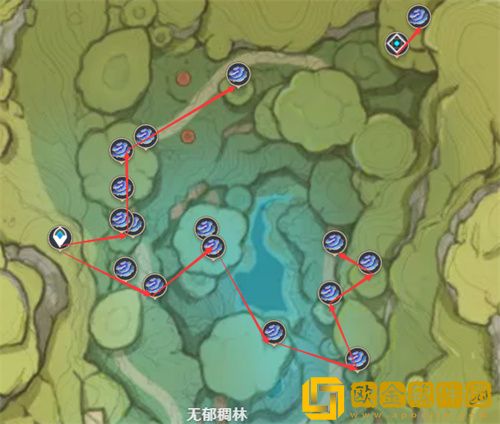 原神树王圣体菇在哪里采集-原神树王圣体菇采集路线图一览