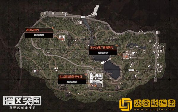 暗区突围空投罐位置在哪里