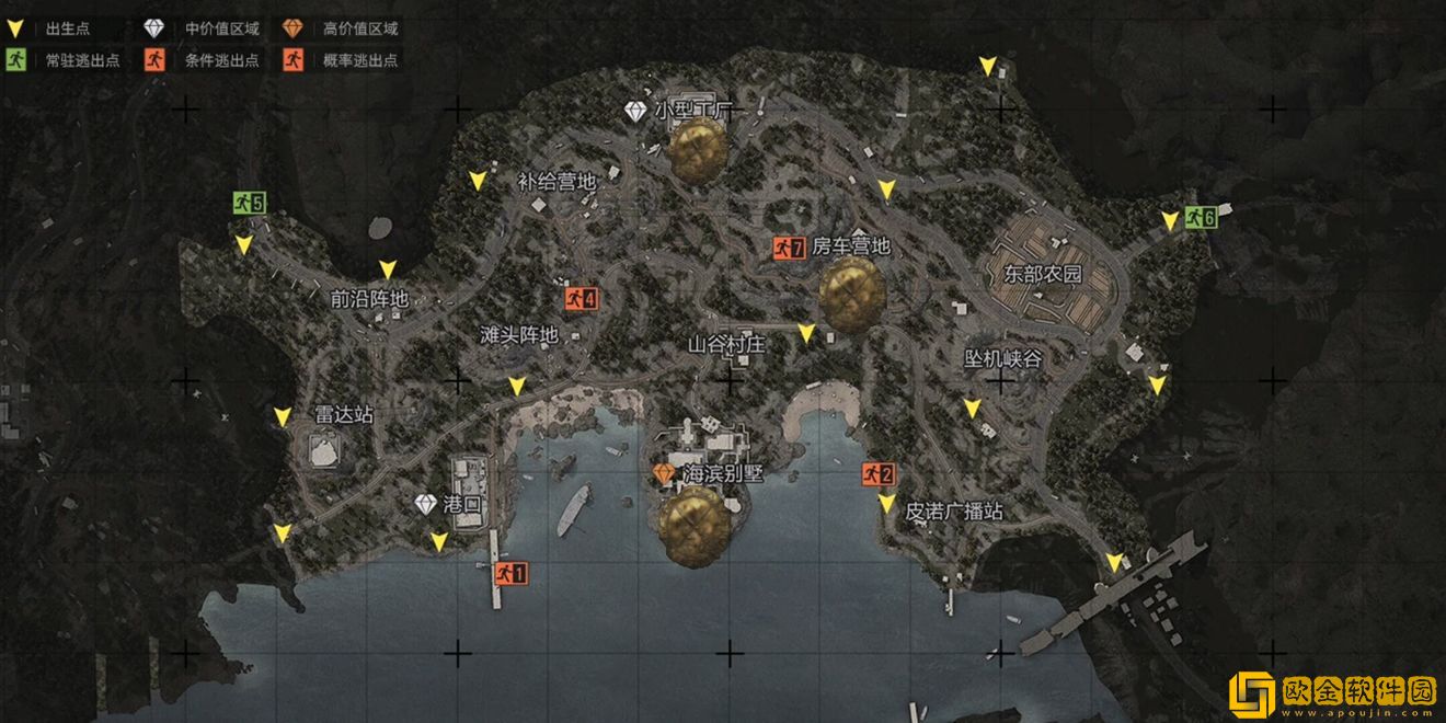 暗区突围山谷男团在什么地方刷新-暗区突围山谷男团刷新位置分享攻略